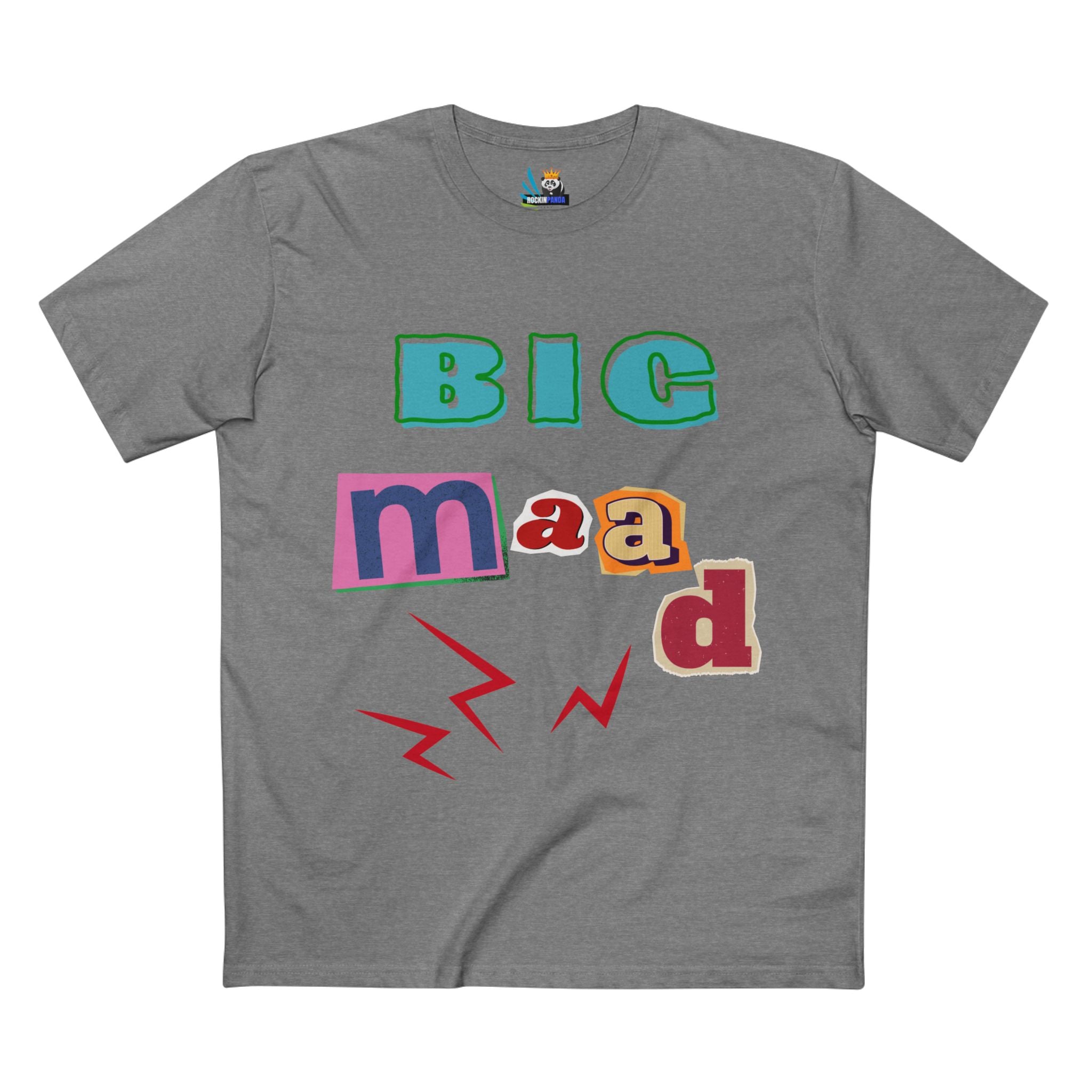 Big Maad Adult Staple Tee - Fun Graphic T-Shirt for Casual Wear