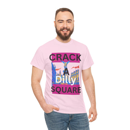 Crack-a-Dilly Square London United Kingdom Funny Heavyweight Tee
