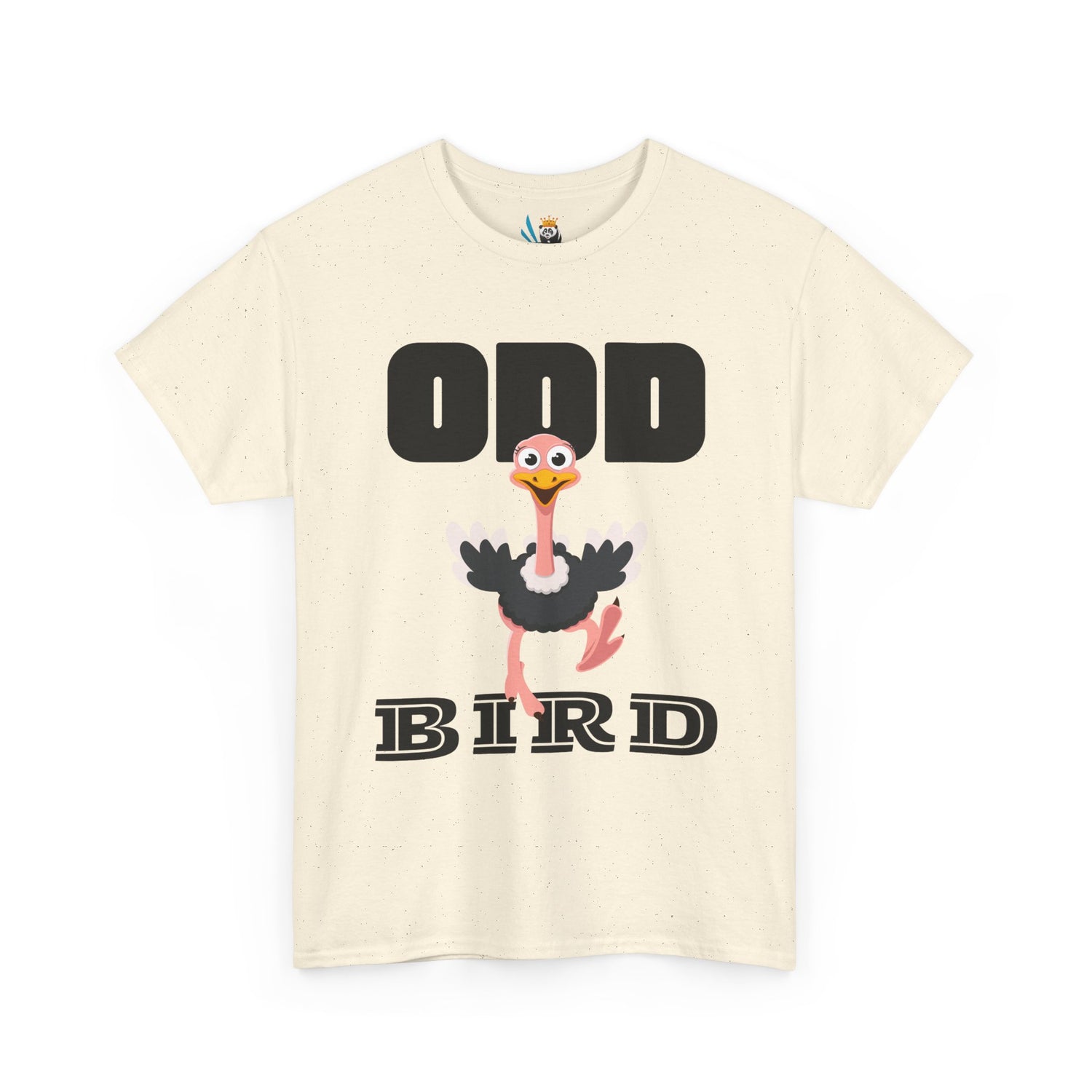Plain Odd Bird Ostrich Heavyweight Unisex Tee