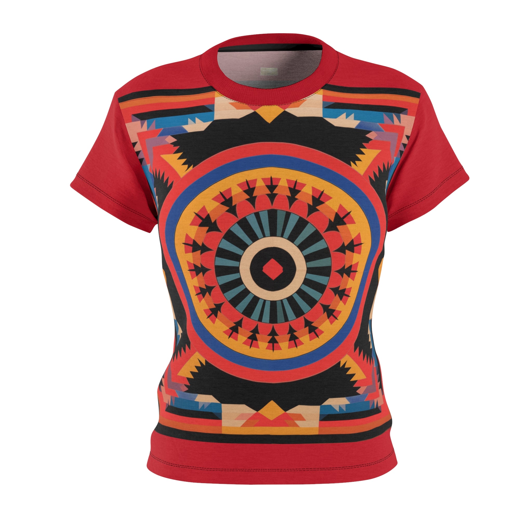 Navajo Sunset Blanket in Red AOP Women&