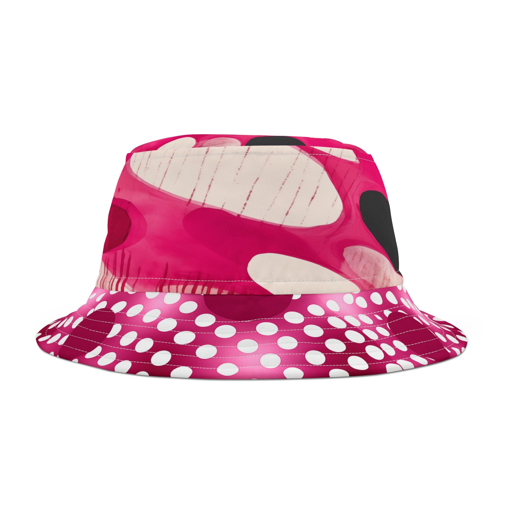 Give Me Strength in Abstract Polka Dot Vibrant Bucket Hat
