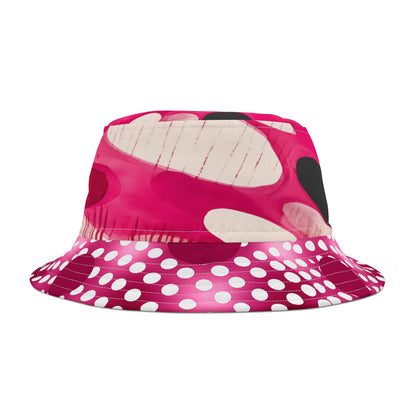 Give Me Strength in Abstract Polka Dot Vibrant Bucket Hat