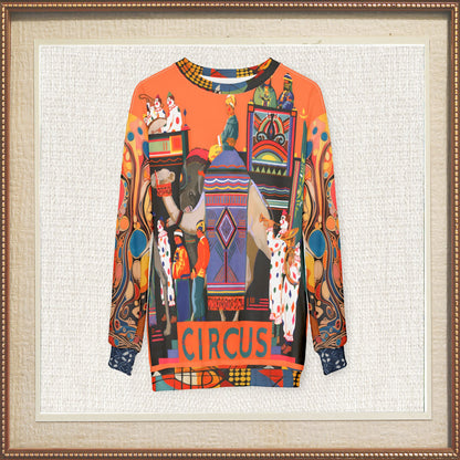 Traveling Circus Caravan in Sunset &amp; Sky Unisex Sweatshirt (Gold Label)