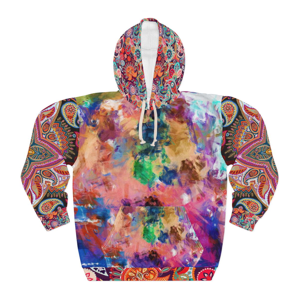 Santa Barbara Trippy Hippy Unisex Pullover Hoodie (Gold Label)
