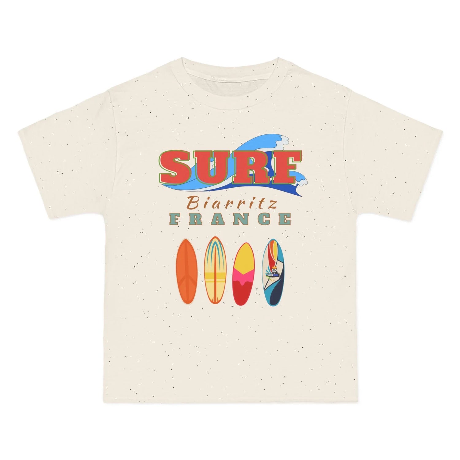 Beige t-shirt with &