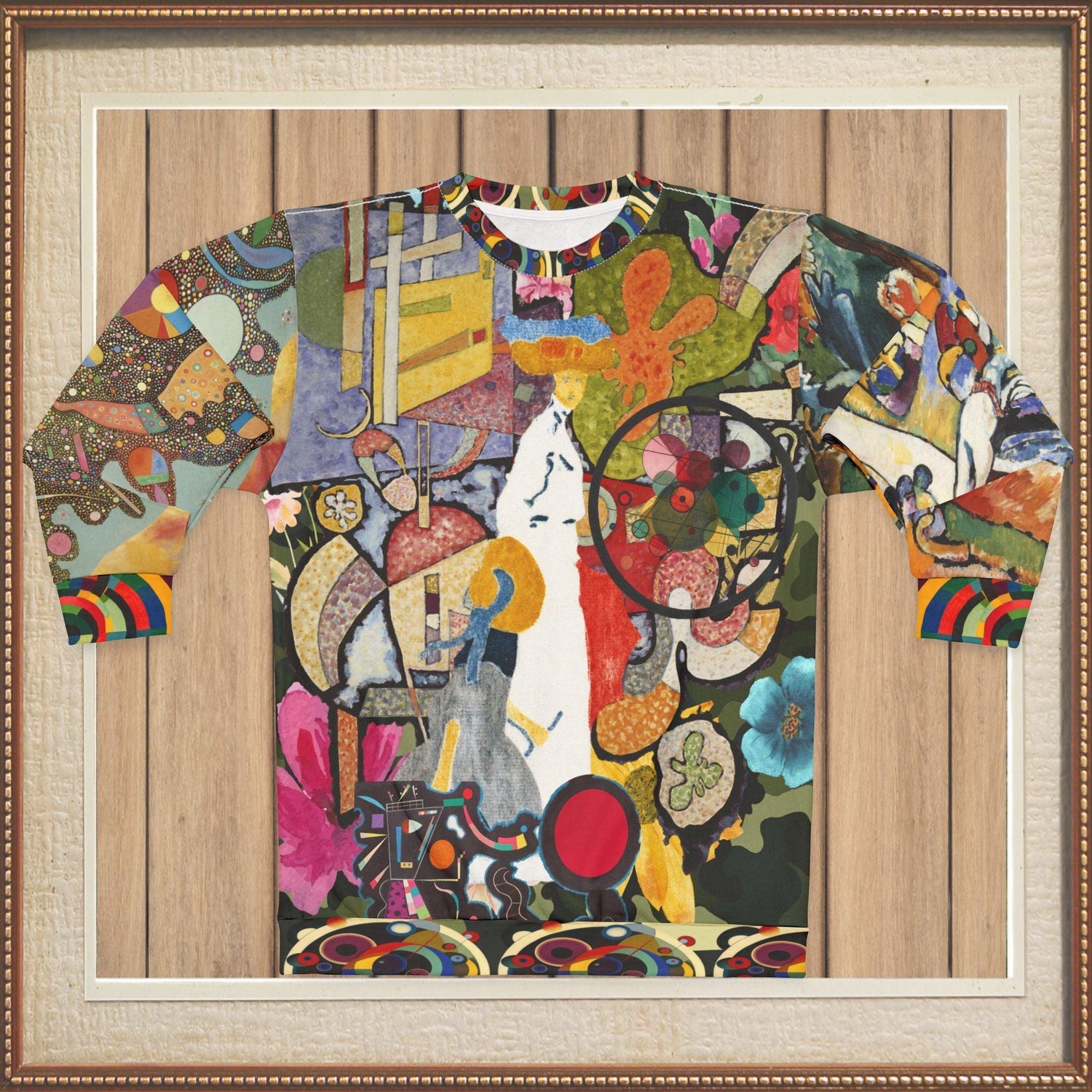 Tiptoe Through the Kandinskys Unisex Sweatshirt (Gold Label)