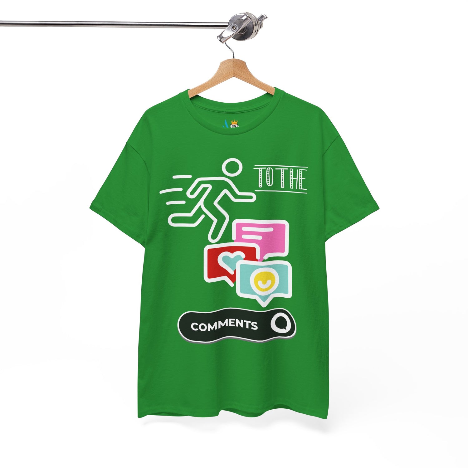 Straight to the Comments Heavyweight Unisex Tee