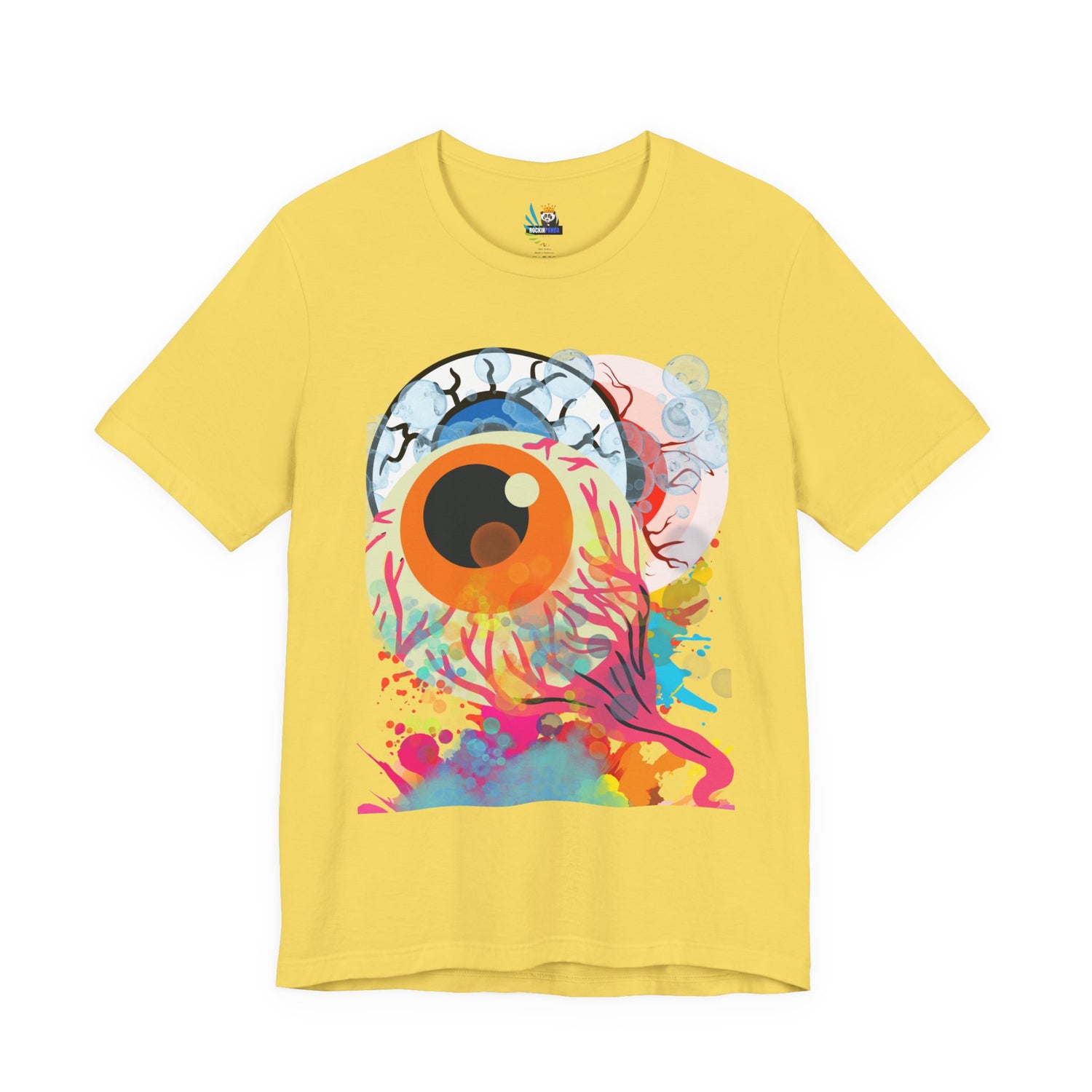 Eyes in Abstract Short Sleeve Unisex Tee