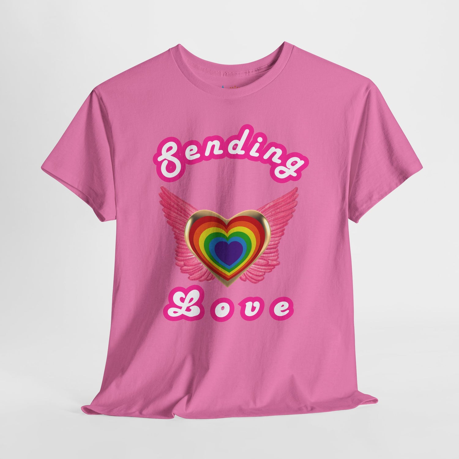 Sending Love Inspirational Heavyweight Unisex Tee
