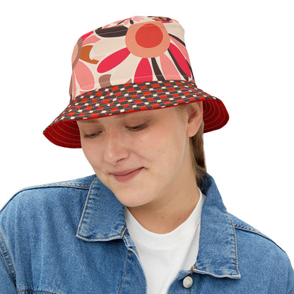 Sorbet &amp; Spice Flower Power Vibrant Bucket Hat