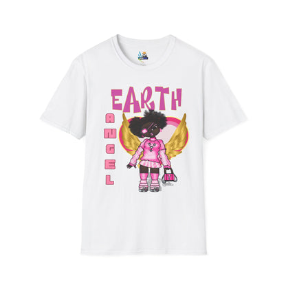 Earth Angel Natural Hair Unisex Softstyle T-Shirt