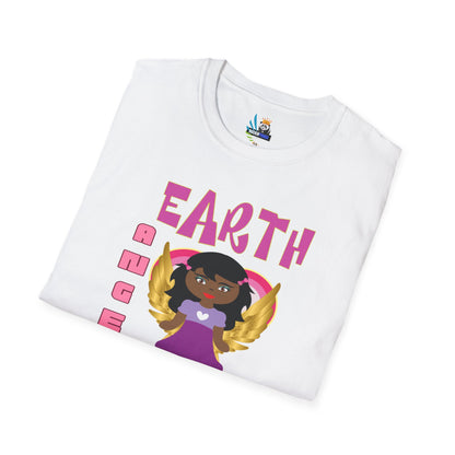 Earth Angel Black Girl Magic Unisex Softstyle T-Shirt