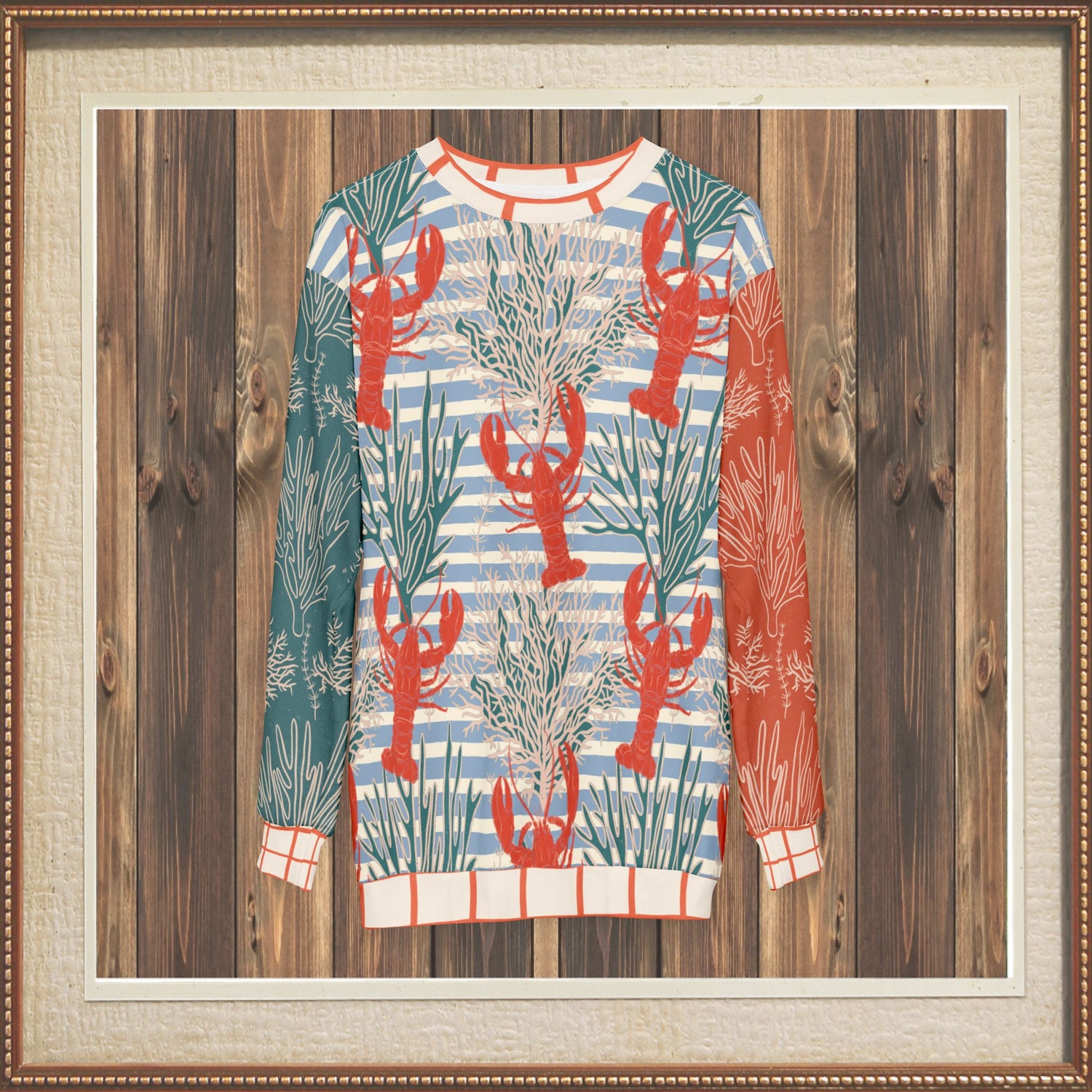 Rock Lobster Undersea Garden Unisex Sweatshirt (Gold Label)