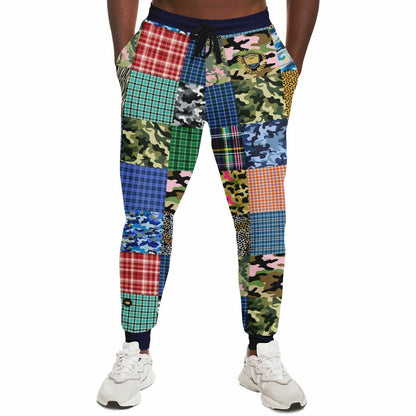 Hodgepodge Camo Plaid Animal Print Eco-Poly Unisex Joggers