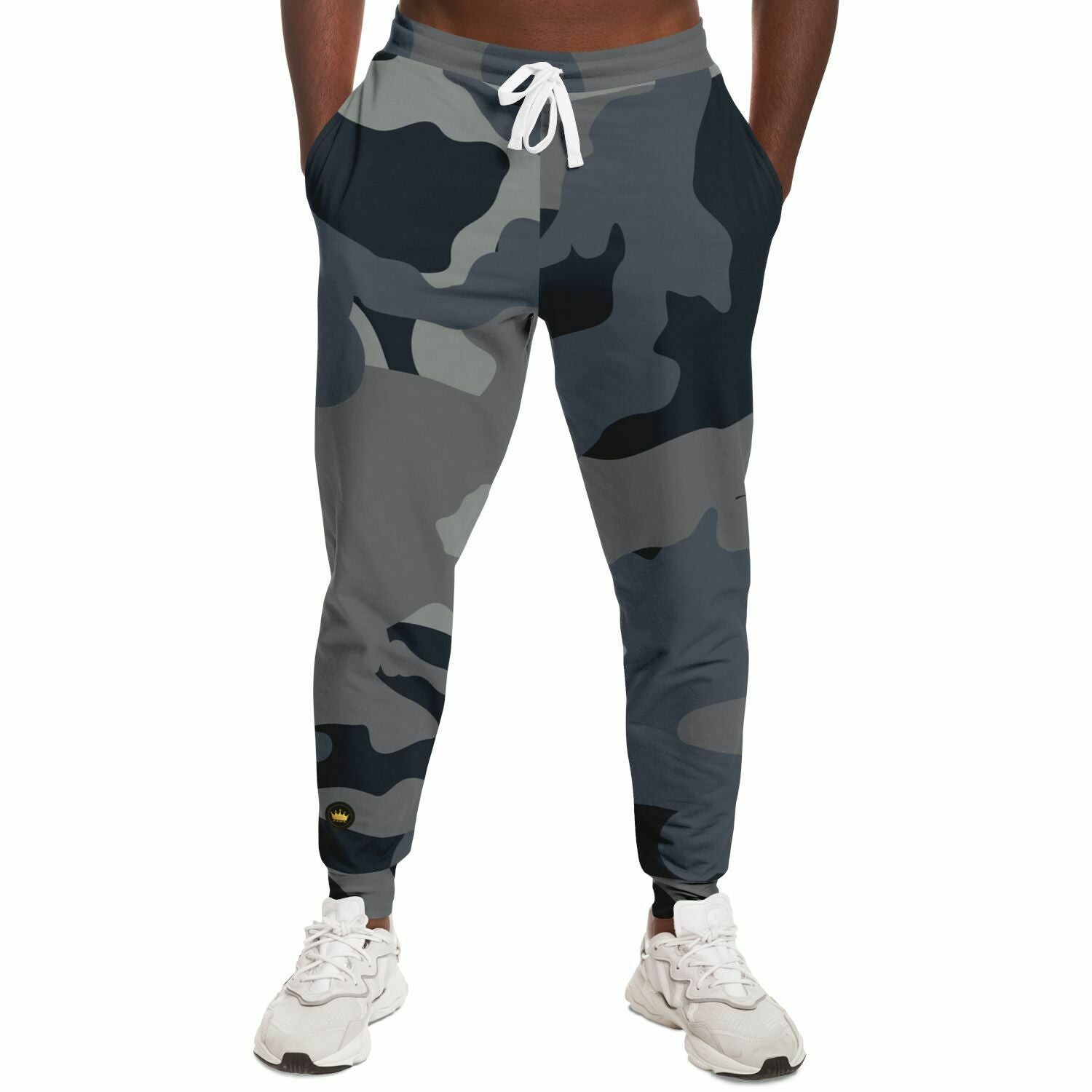 Black Dusk Eco-Poly Camo Joggers