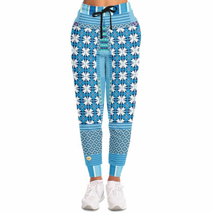 Blue Gypsy Patchwork Eco-Poly Unisex Joggers