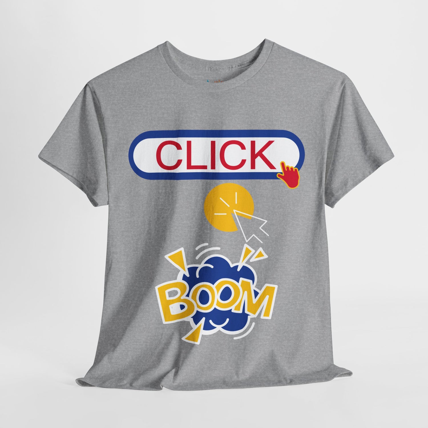 Click Click Boom Heavyweight Unisex Tee
