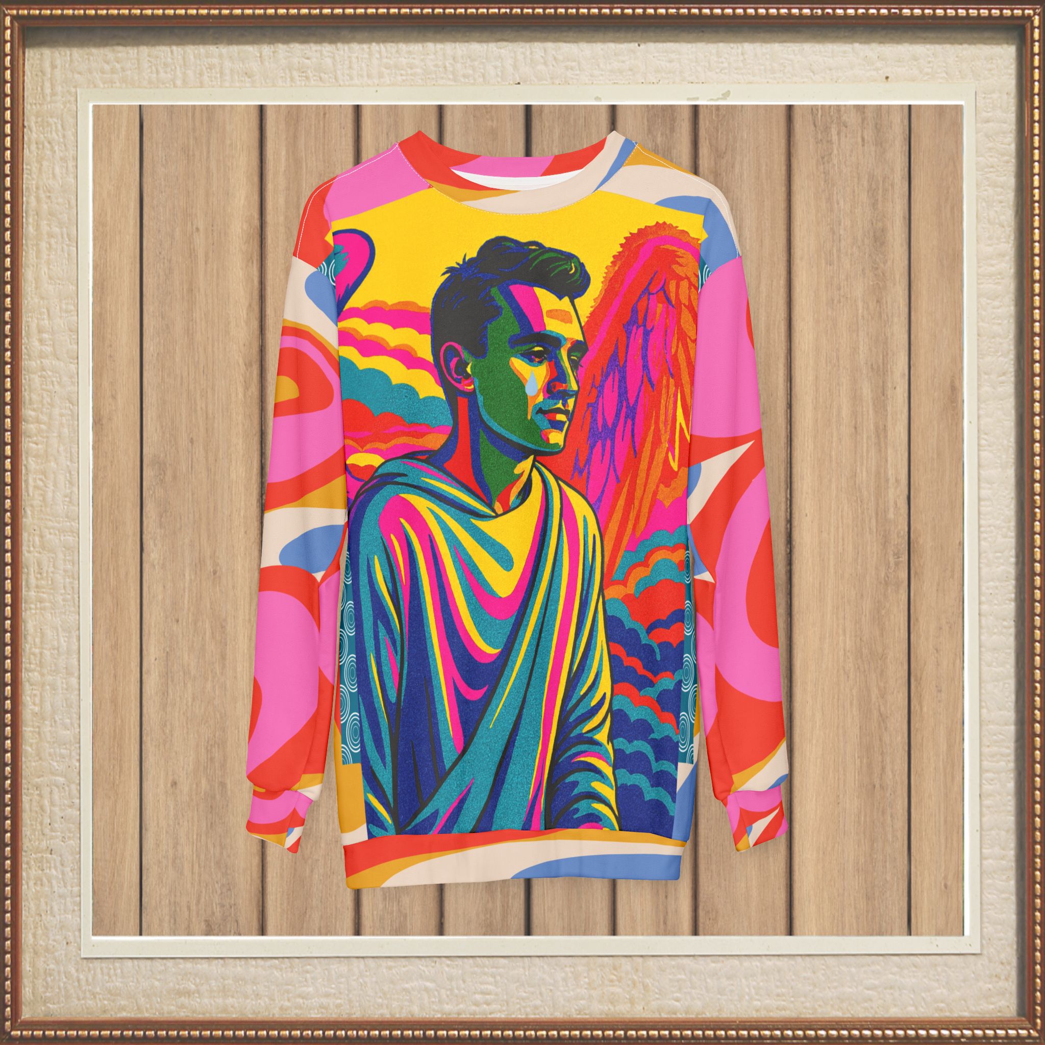 Tears of an Angel in Vibrant Technicolor Unisex Sweatshirt (Gold Label)