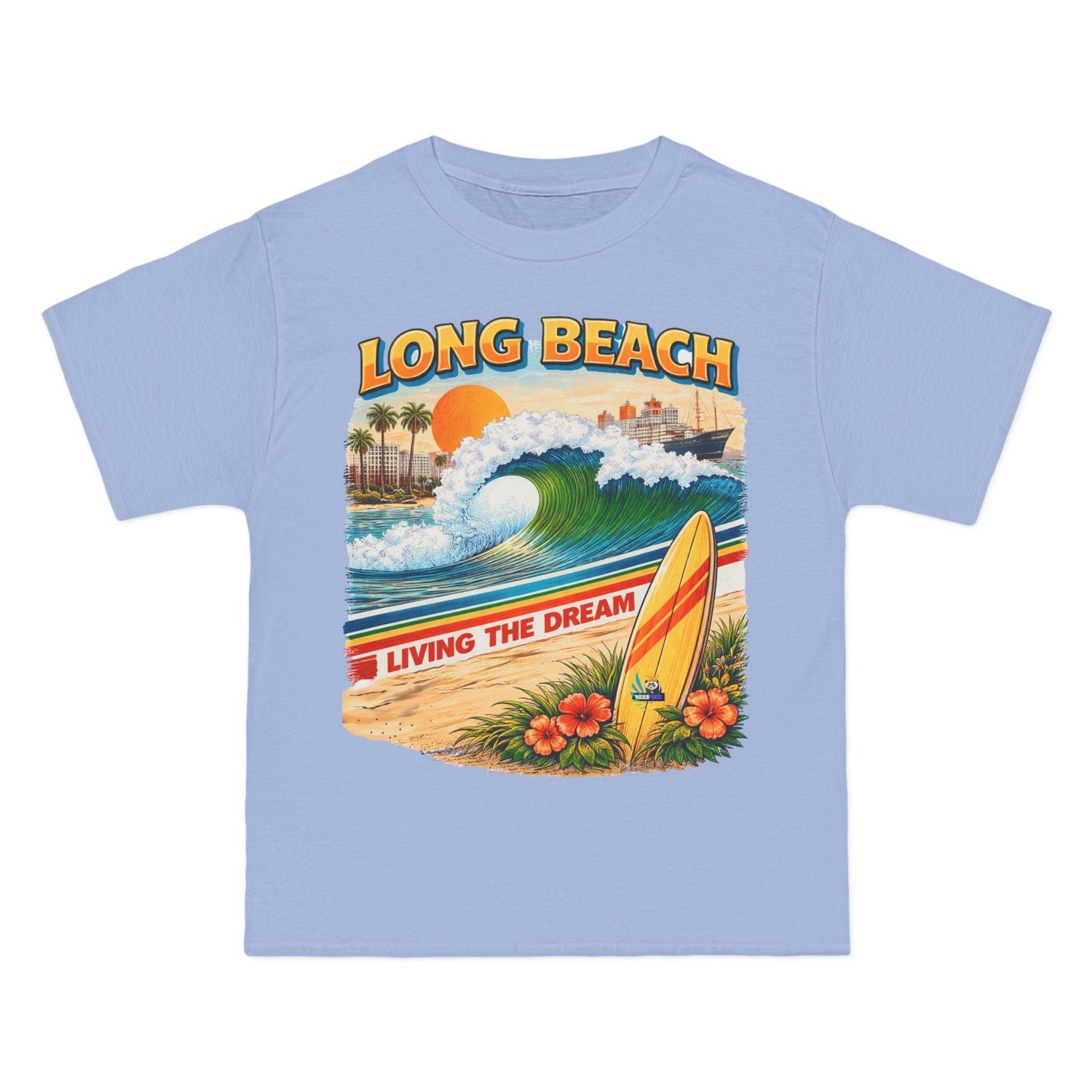Long Beach Living the Dream - Vintage Edition - Heavyweight Tee