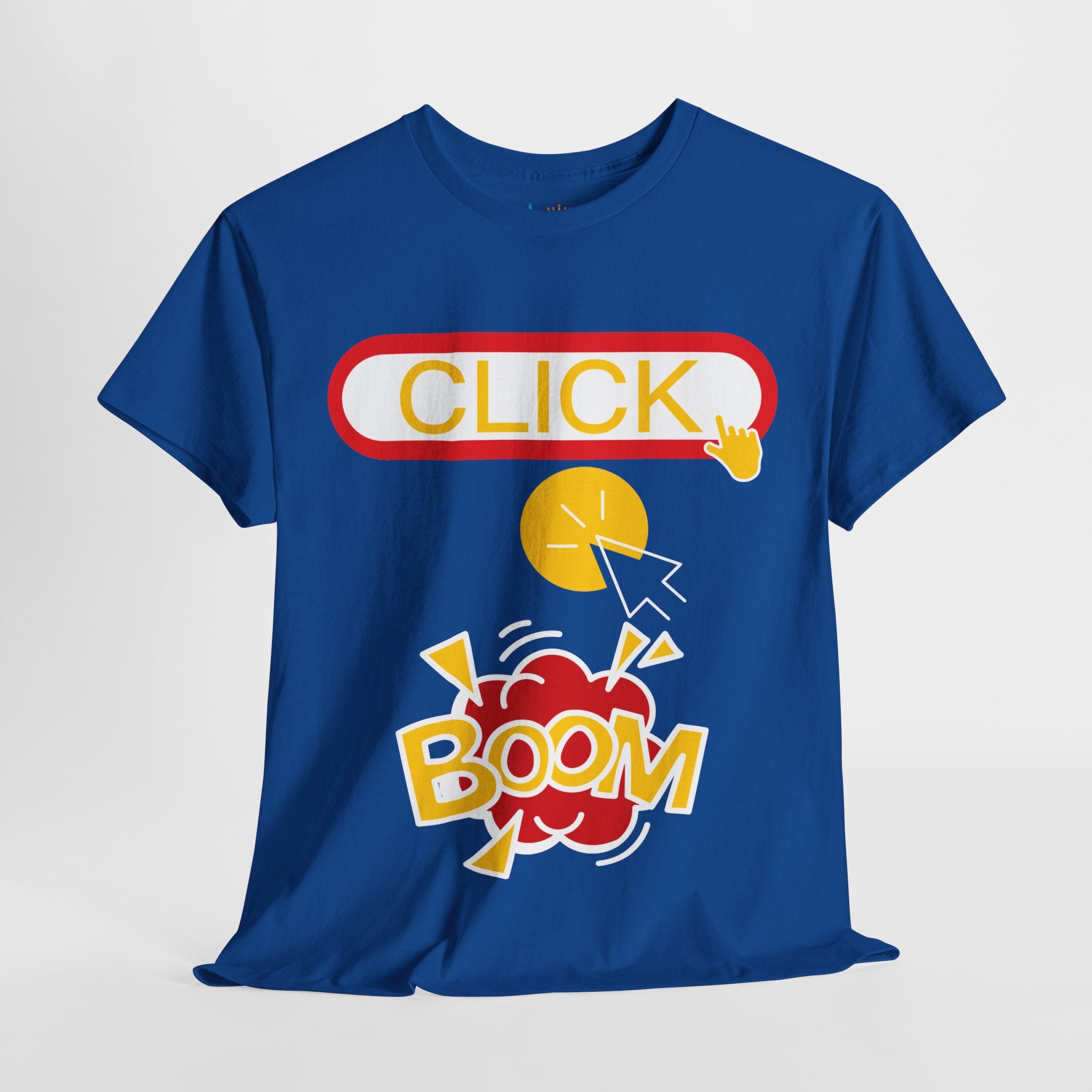 Click Click Boom Heavyweight Unisex Tee