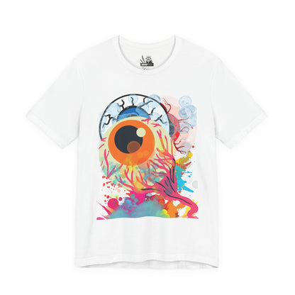 Eyes in Abstract Short Sleeve Unisex Tee