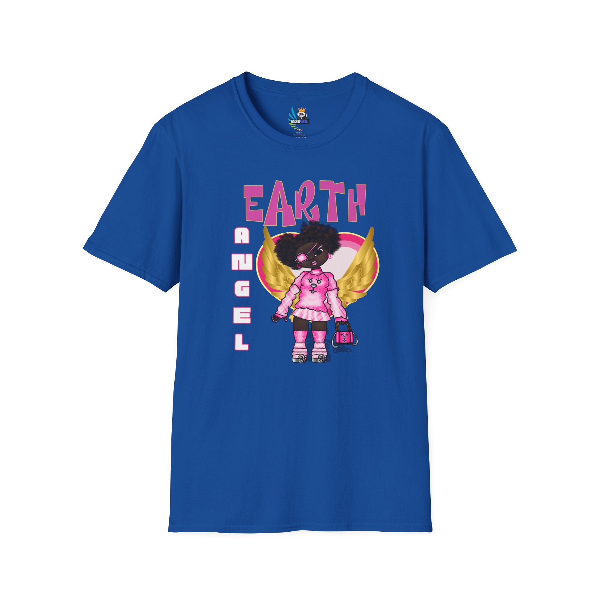 Earth Angel Natural Hair Unisex Softstyle T-Shirt