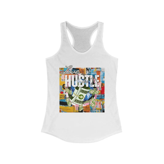 Love the Hustle Racerback Tank Top – Women's Motivational Fitness Apparel