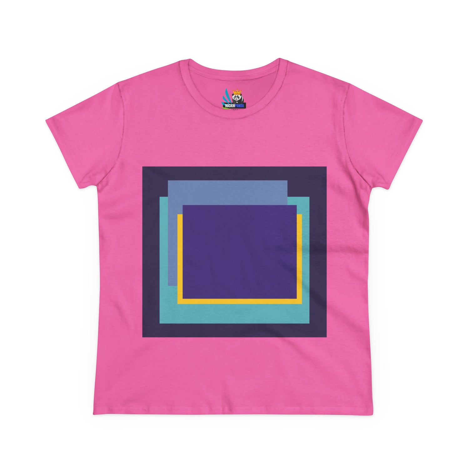 My Life in Purple Squares Cubed Contemporary Art Design Women&