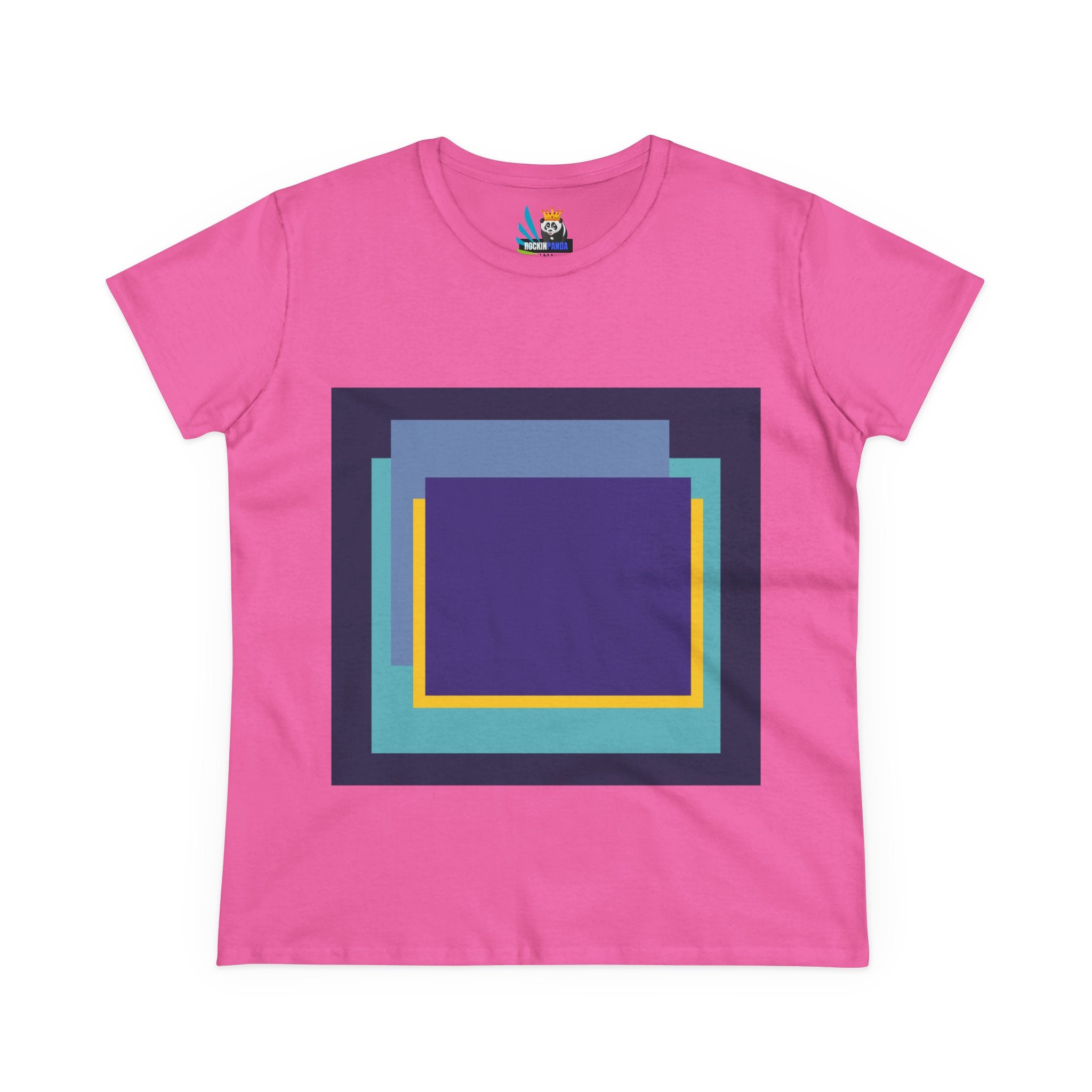 My Life in Purple Squares Cubed Contemporary Art Design Women&