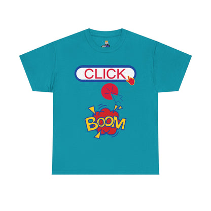 Click Click Boom Heavyweight Unisex Tee