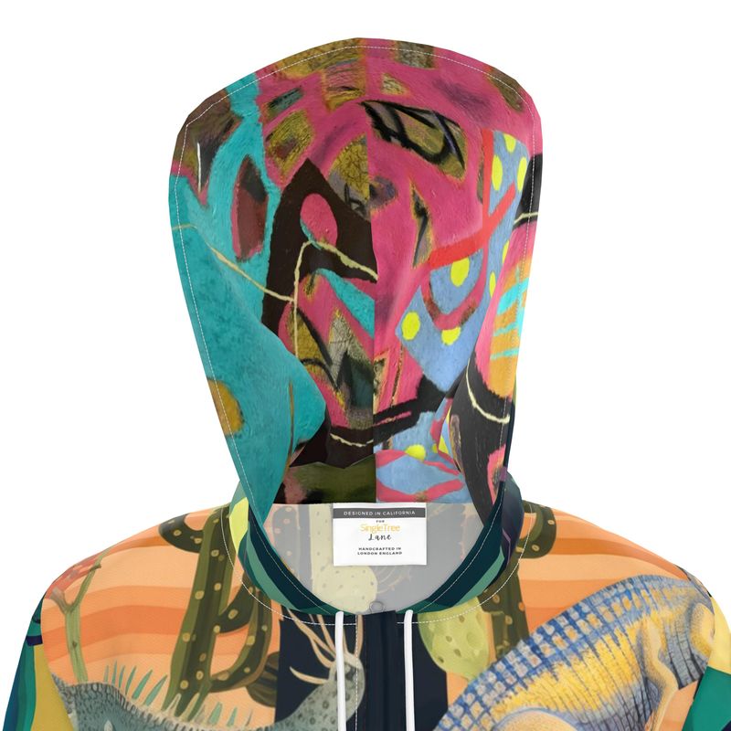 Tucson Desert Life Womens Hooded Rain Jacket
