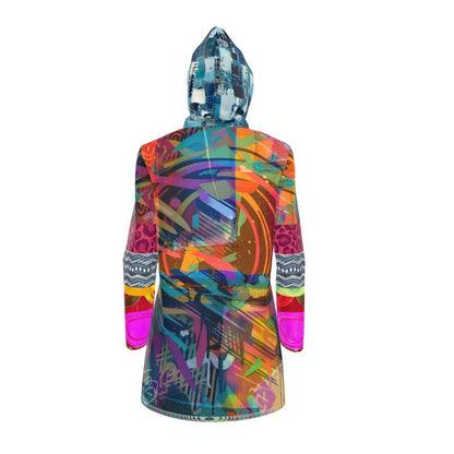 Electric Street Carnival Womens Hooded Rain Jacket
