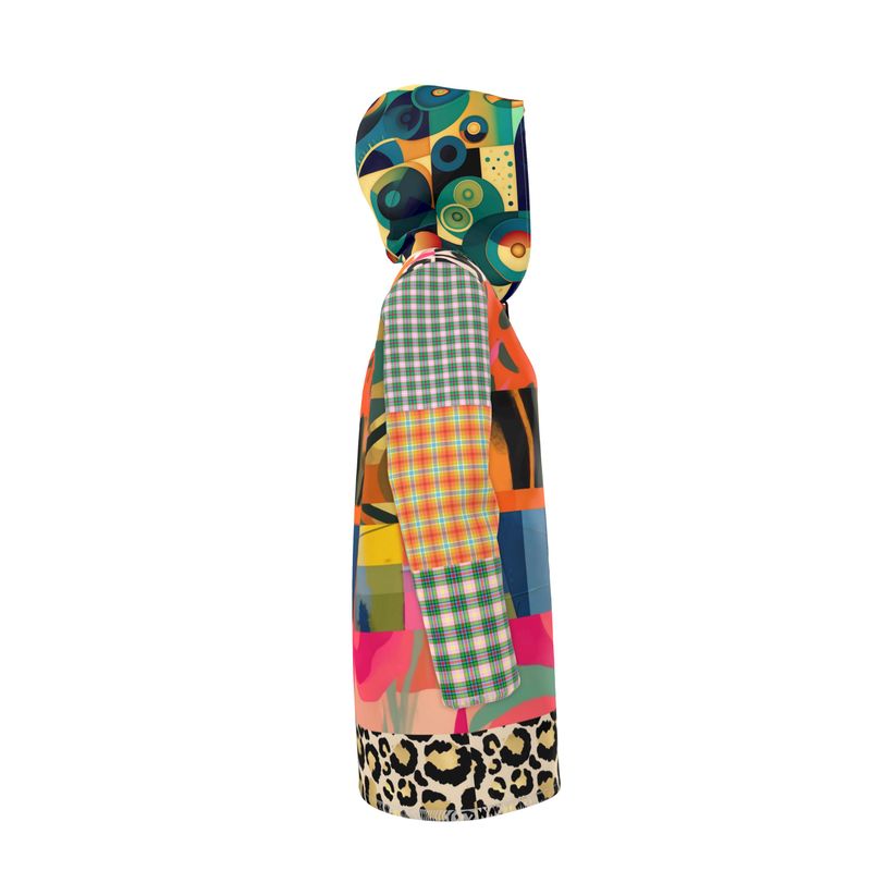 Wild Side Garden Party Womens Hooded Rain Jacket