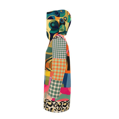Wild Side Garden Party Womens Hooded Rain Jacket