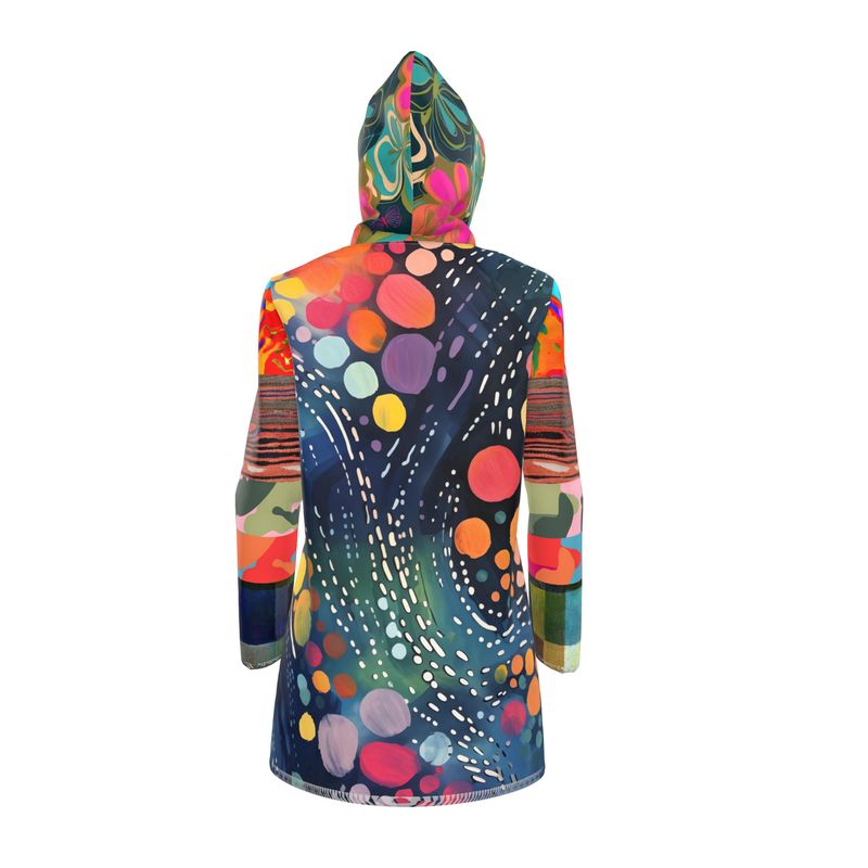 Blue Splendor of the Universe Womens Hooded Rain Jacket