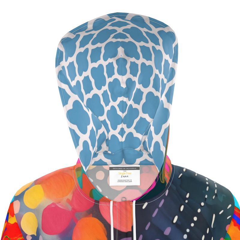 Blue Splendor of the Universe Womens Hooded Rain Jacket