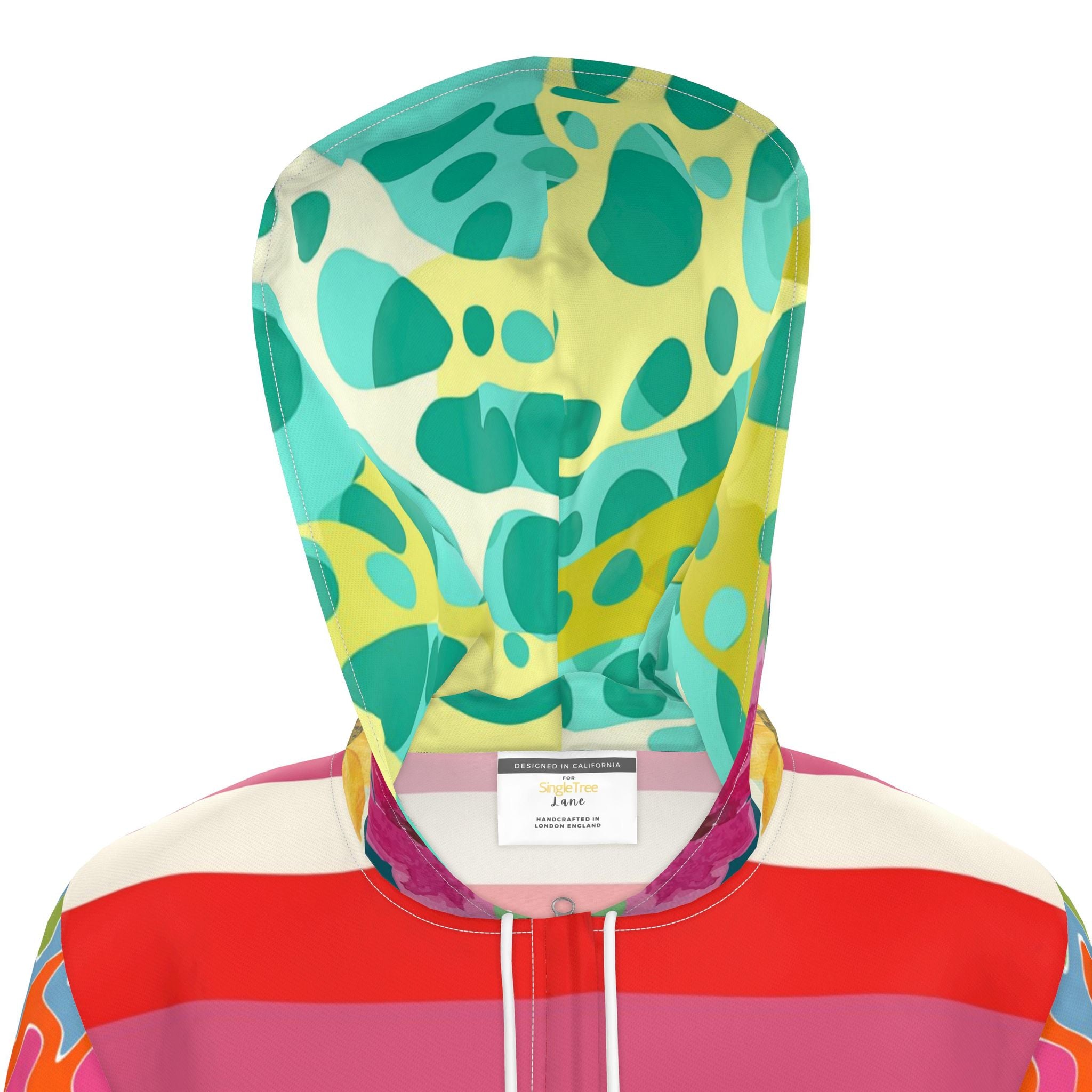 I’m Too Floral For My Rugby Womens Hooded Rain Jacket