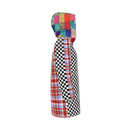 Check Me Out Plaid Womens Hooded Rain Jacket