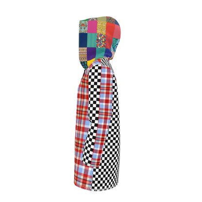 Check Me Out Plaid Womens Hooded Rain Jacket