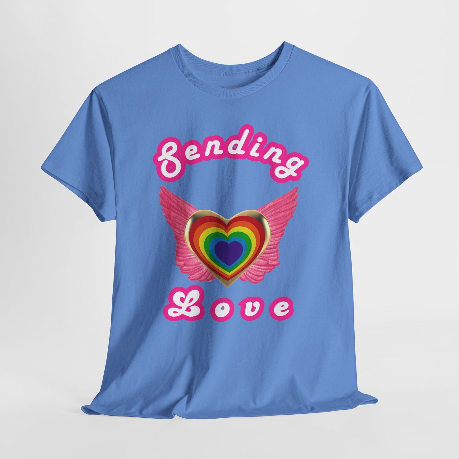 Sending Love Inspirational Heavyweight Unisex Tee