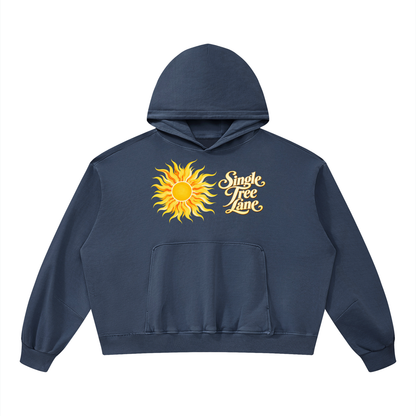 French Riviera Unisex Boxy Vintage Washed Hoodie