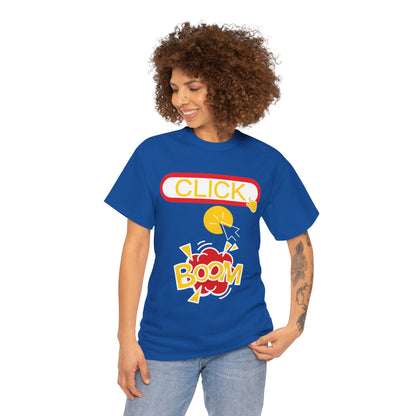 Click Click Boom Heavyweight Unisex Tee