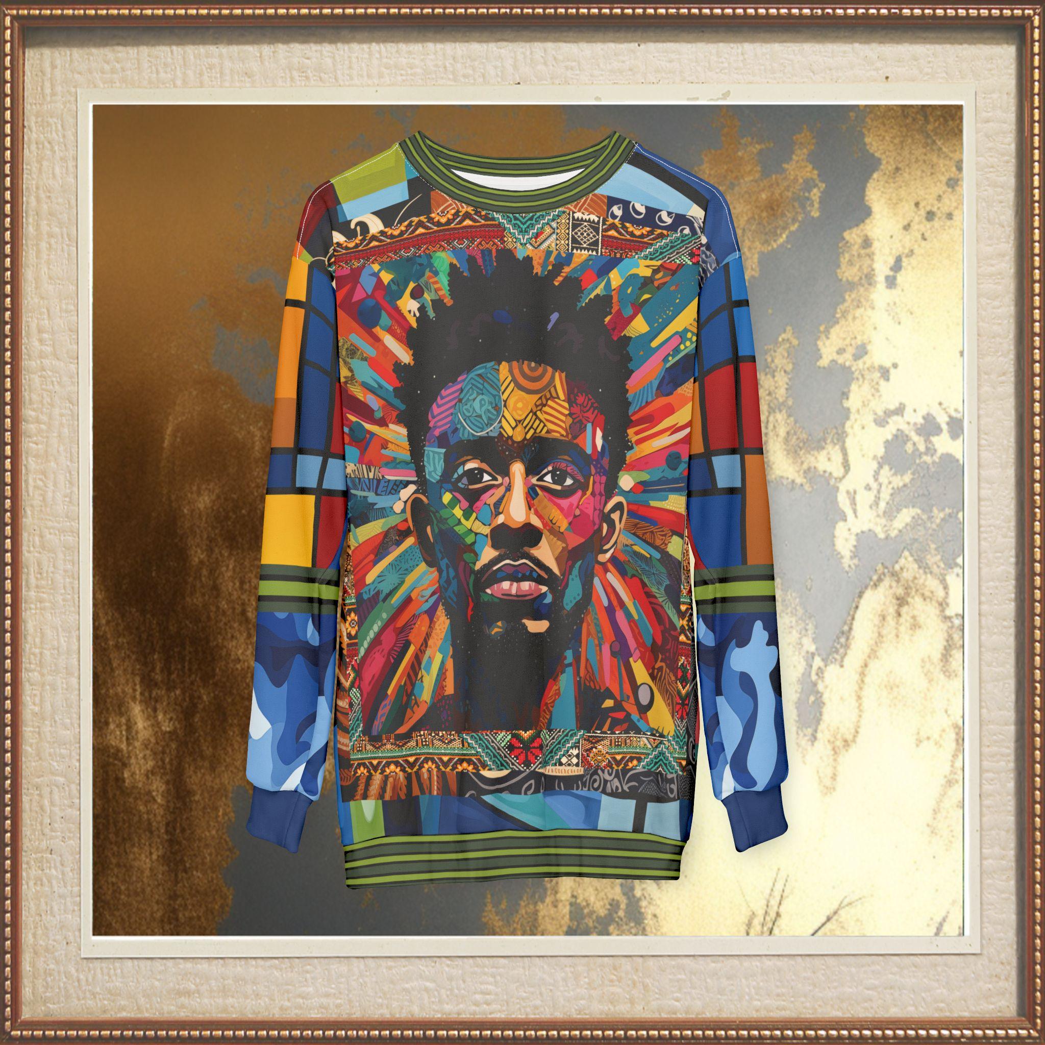 Man of Perspective Graffiti Art Unisex Sweatshirt (Gold Label)