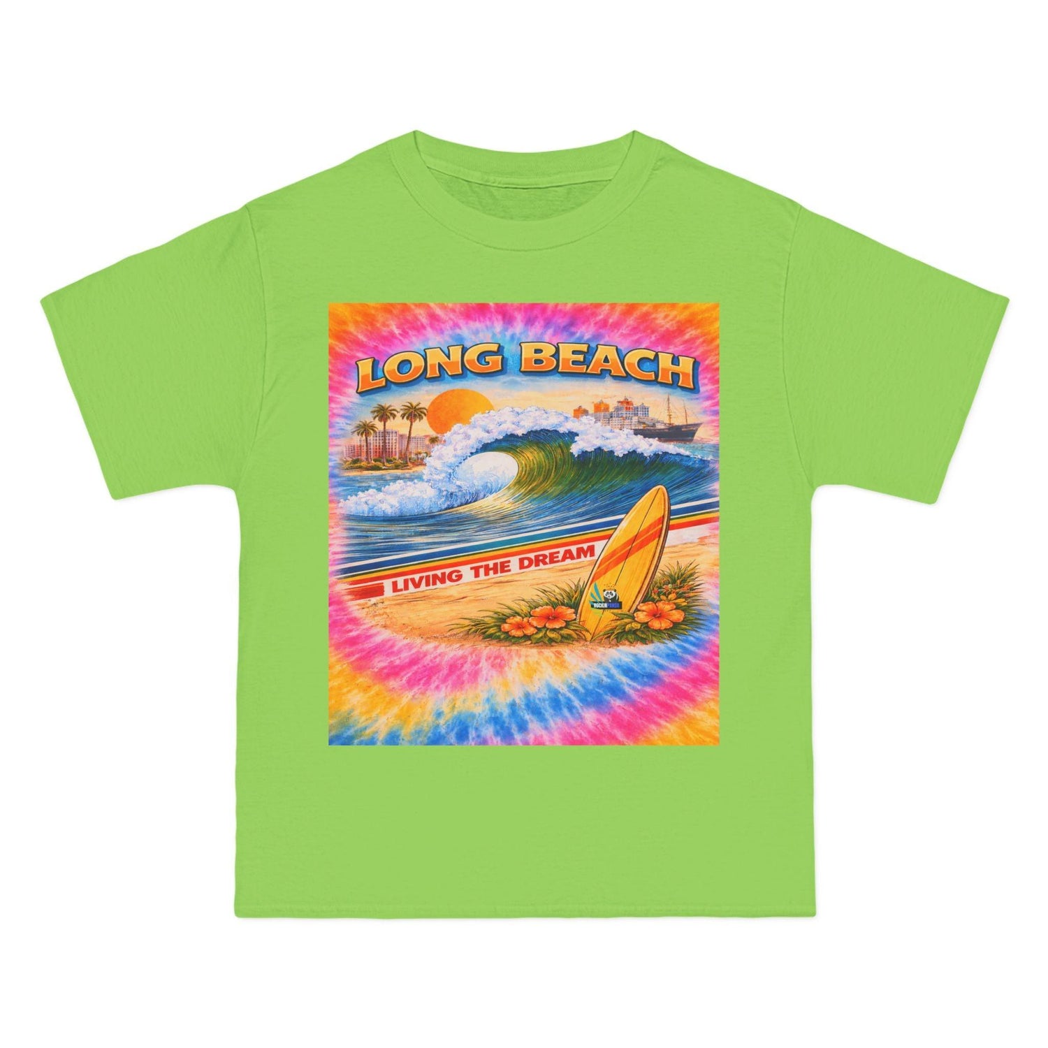 Long Beach Living the Dream - Tie-dye Edition - Heavyweight Tee