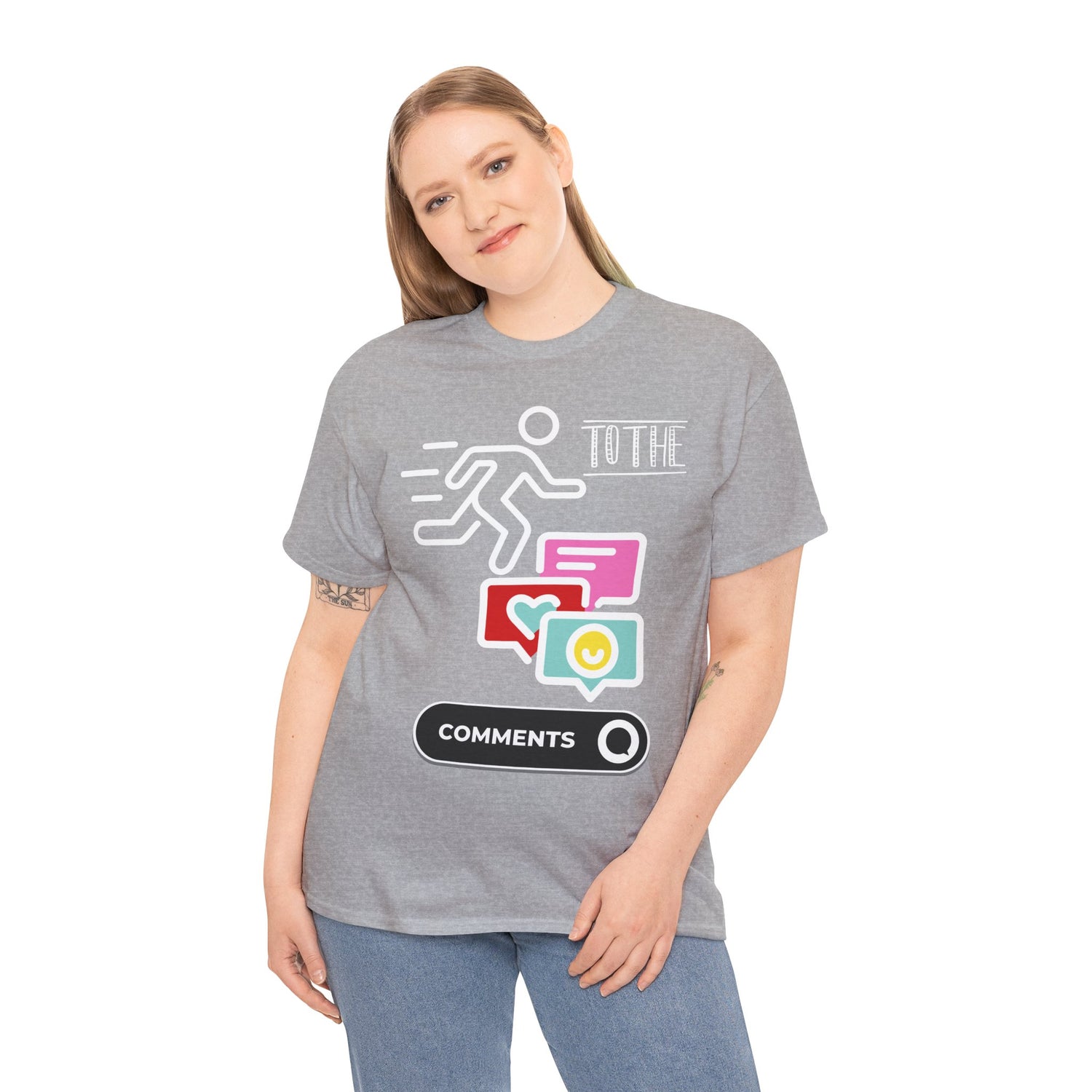 Straight to the Comments Heavyweight Unisex Tee