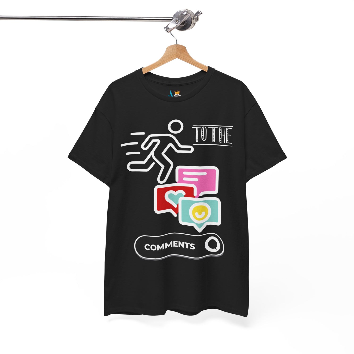 Straight to the Comments Heavyweight Unisex Tee