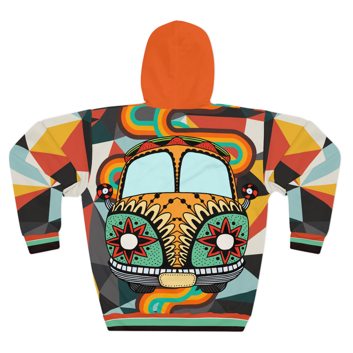 My Retro Jalopy 70s Style Unisex Hoodie (Gold Label)