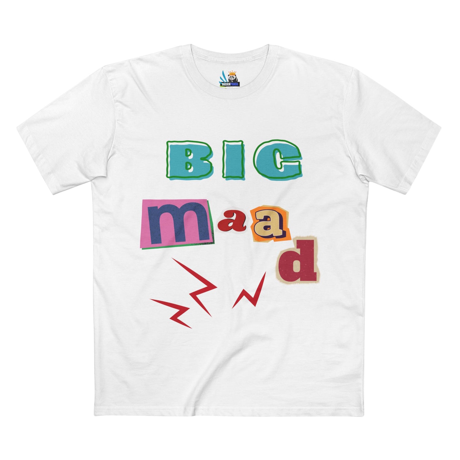 Big Maad Adult Staple Tee - Fun Graphic T-Shirt for Casual Wear