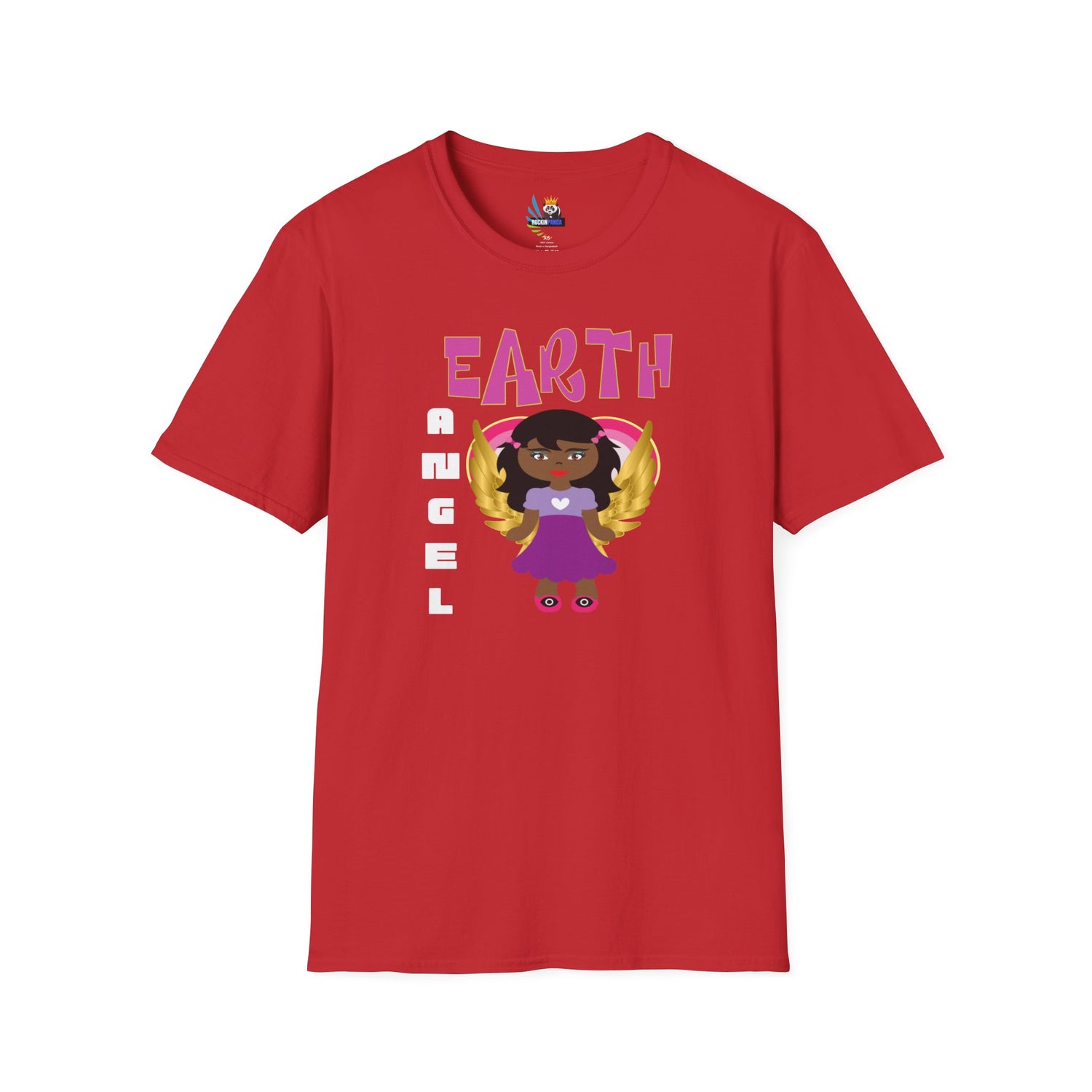 Earth Angel Black Girl Magic Unisex Softstyle T-Shirt
