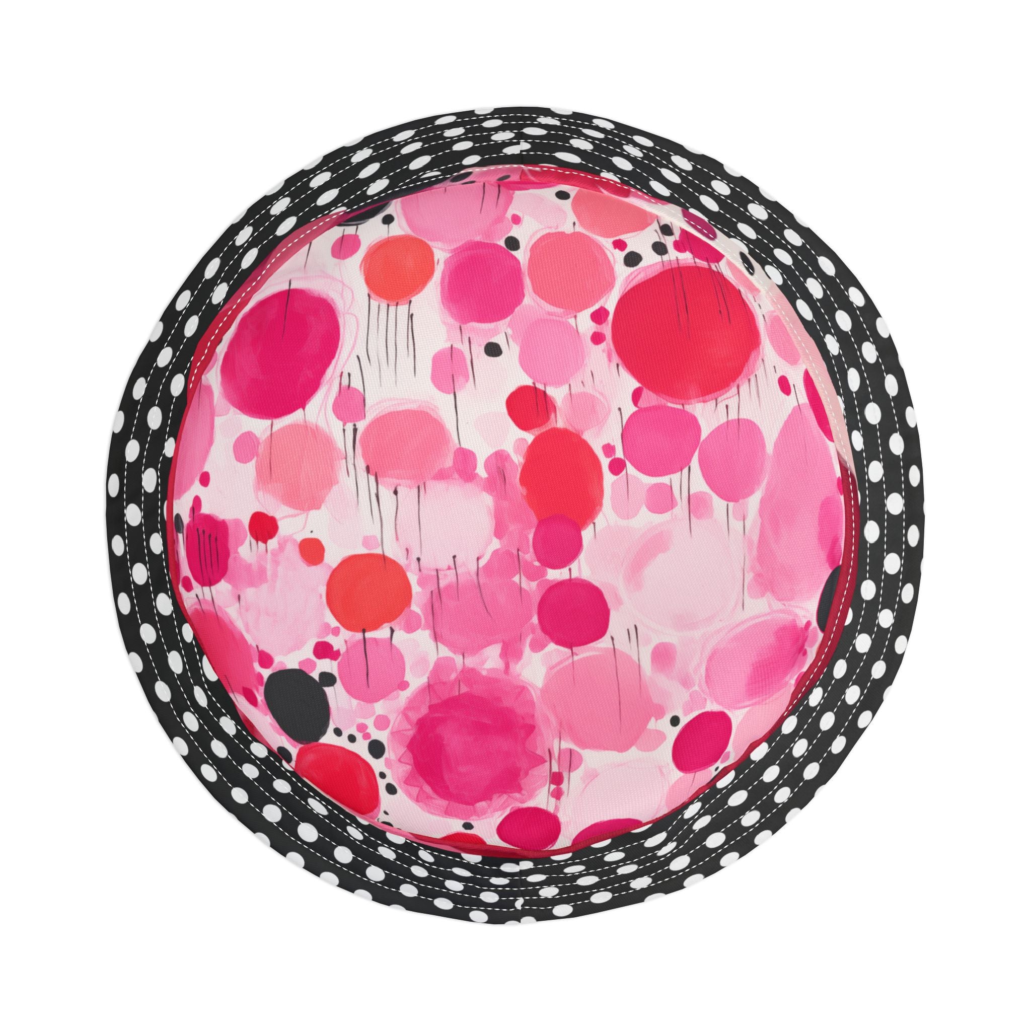 My Surprise in Abstract Polka Dot Vibrant Bucket Hat